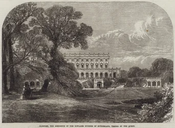 Cliefden, la residenza della Duchessa vedova di Sutherland, visitata dalla Regina